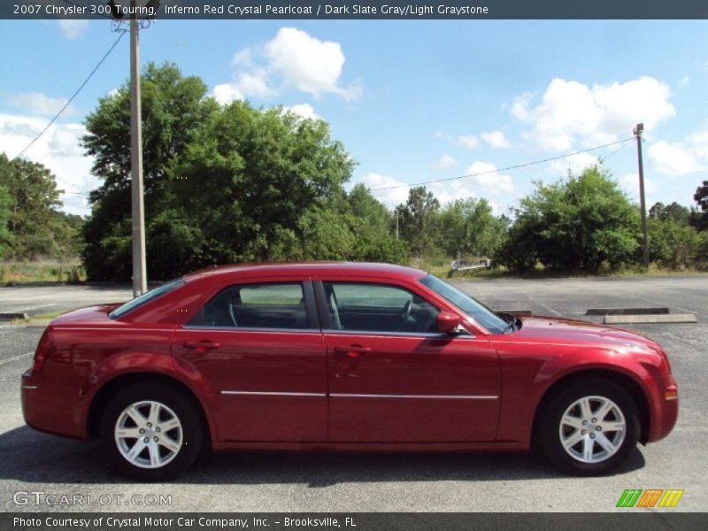 Inferno Red Crystal Pearlcoat / Dark Slate Gray/Light Graystone 2007 Chrysler 300 Touring