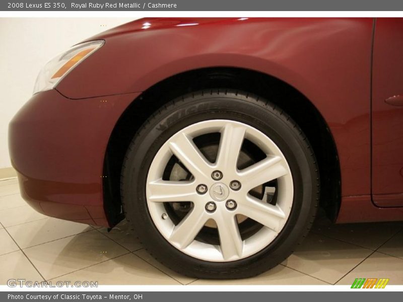Royal Ruby Red Metallic / Cashmere 2008 Lexus ES 350
