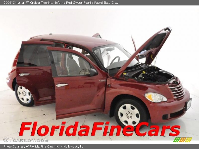 Inferno Red Crystal Pearl / Pastel Slate Gray 2006 Chrysler PT Cruiser Touring