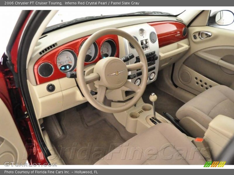Inferno Red Crystal Pearl / Pastel Slate Gray 2006 Chrysler PT Cruiser Touring