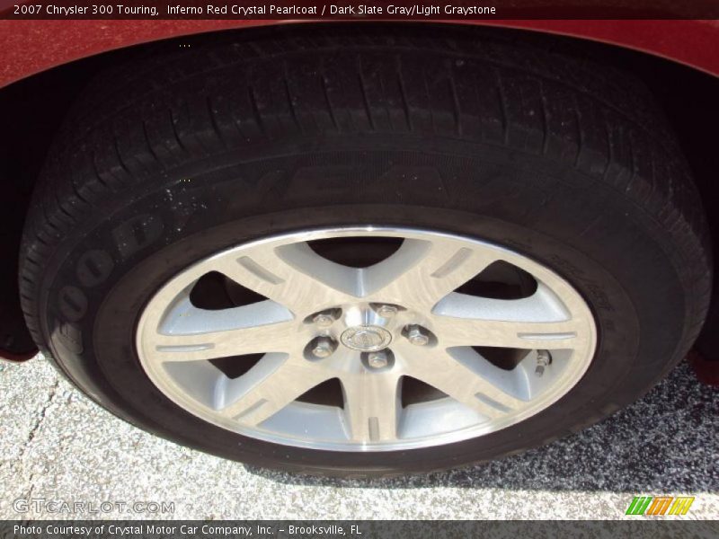 Inferno Red Crystal Pearlcoat / Dark Slate Gray/Light Graystone 2007 Chrysler 300 Touring