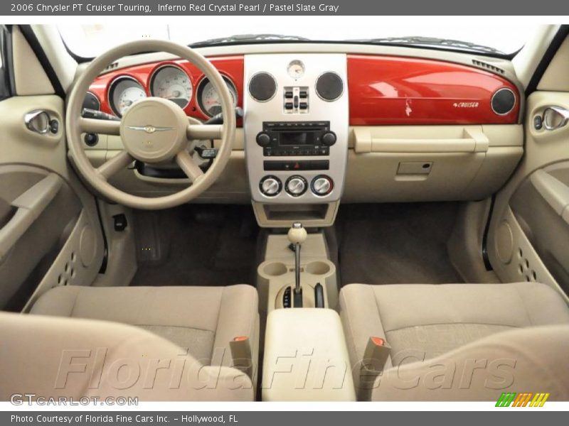 Inferno Red Crystal Pearl / Pastel Slate Gray 2006 Chrysler PT Cruiser Touring