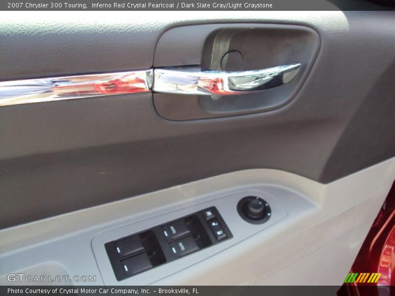 Inferno Red Crystal Pearlcoat / Dark Slate Gray/Light Graystone 2007 Chrysler 300 Touring