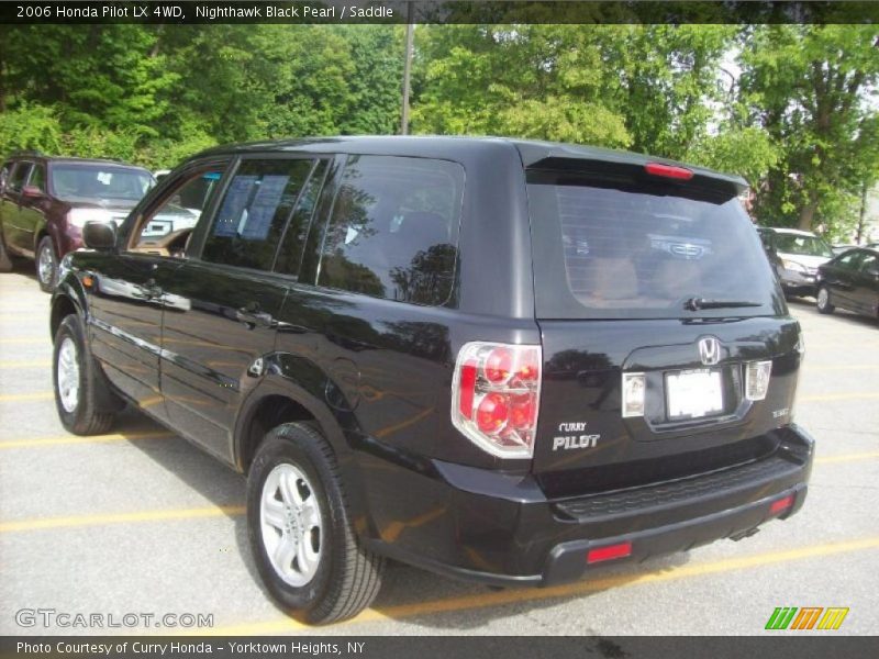 Nighthawk Black Pearl / Saddle 2006 Honda Pilot LX 4WD