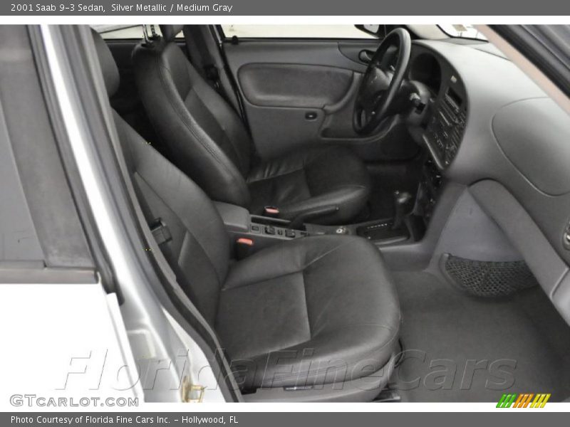 Silver Metallic / Medium Gray 2001 Saab 9-3 Sedan