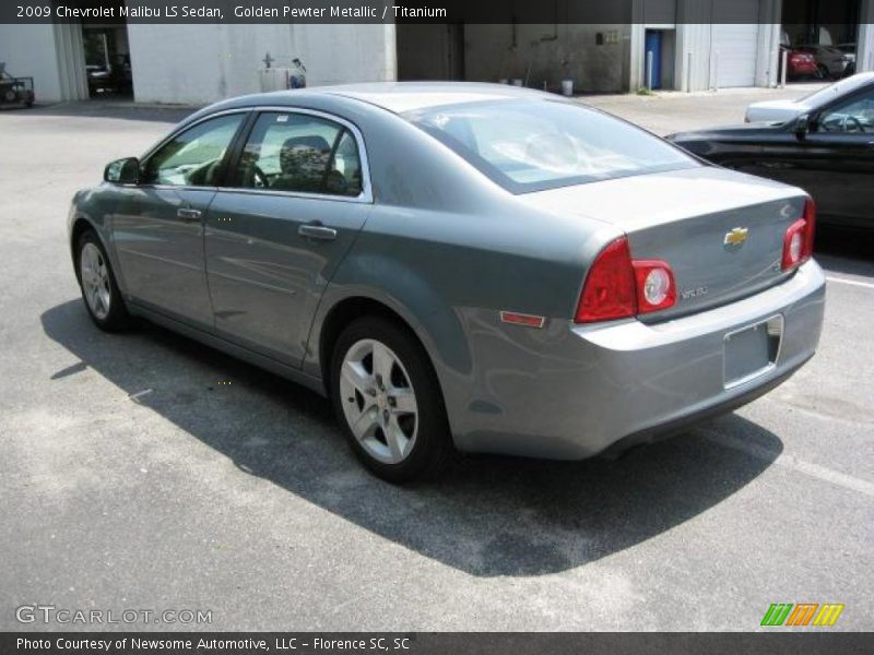 Golden Pewter Metallic / Titanium 2009 Chevrolet Malibu LS Sedan