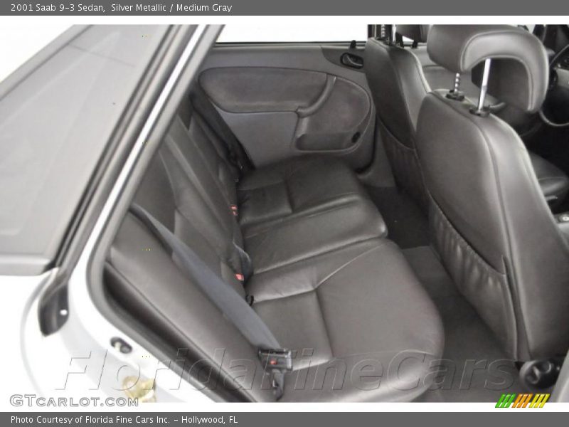 Silver Metallic / Medium Gray 2001 Saab 9-3 Sedan