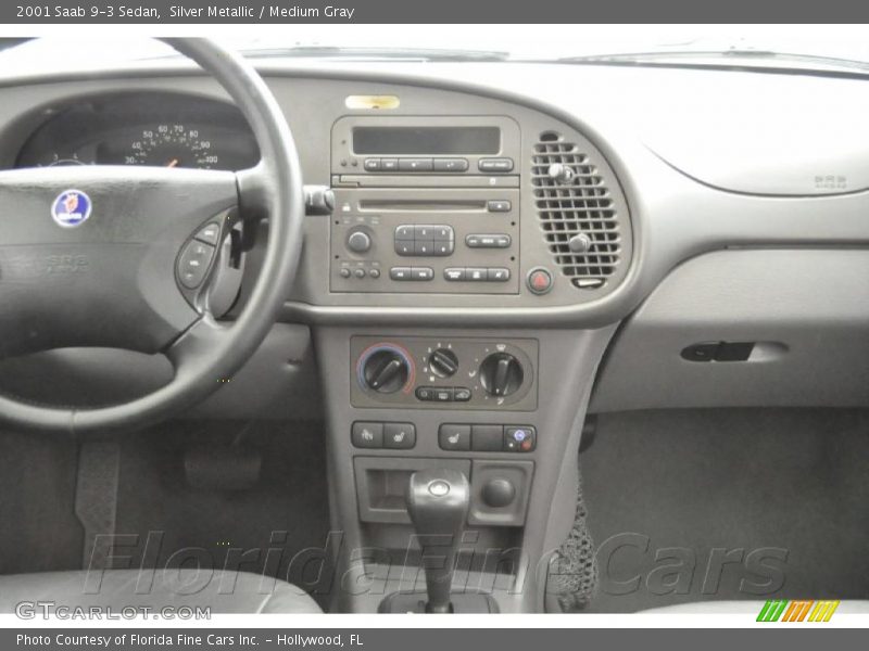 Silver Metallic / Medium Gray 2001 Saab 9-3 Sedan