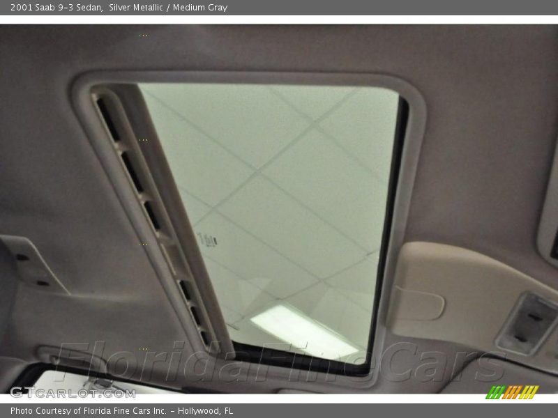 Silver Metallic / Medium Gray 2001 Saab 9-3 Sedan