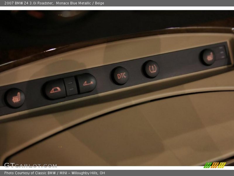 Monaco Blue Metallic / Beige 2007 BMW Z4 3.0i Roadster