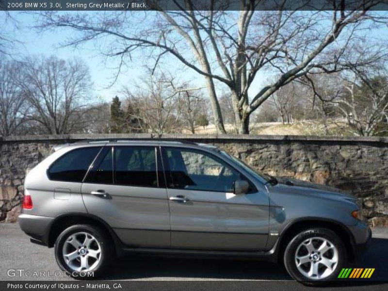 Sterling Grey Metallic / Black 2006 BMW X5 3.0i