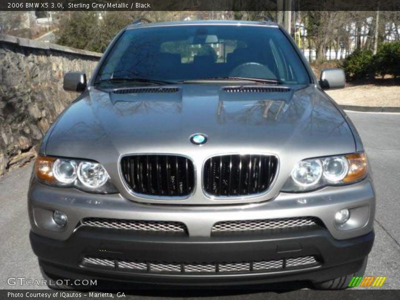 Sterling Grey Metallic / Black 2006 BMW X5 3.0i