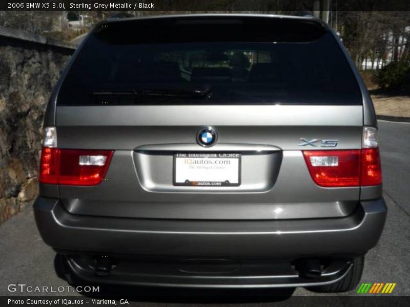 Sterling Grey Metallic / Black 2006 BMW X5 3.0i