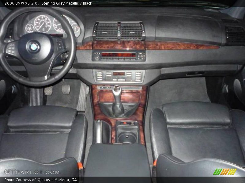 Sterling Grey Metallic / Black 2006 BMW X5 3.0i