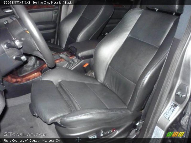 Sterling Grey Metallic / Black 2006 BMW X5 3.0i