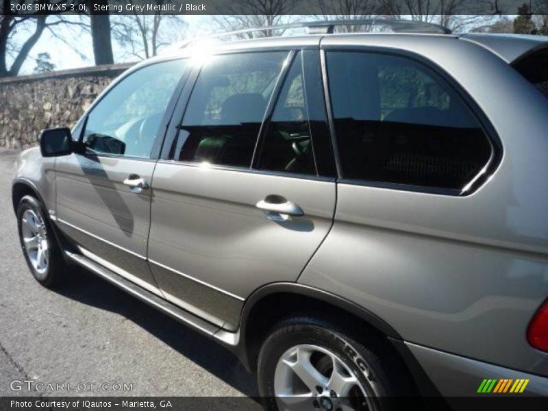 Sterling Grey Metallic / Black 2006 BMW X5 3.0i
