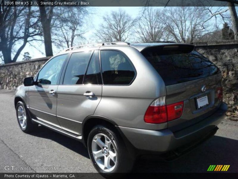 Sterling Grey Metallic / Black 2006 BMW X5 3.0i