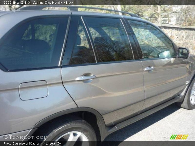 Sterling Grey Metallic / Black 2006 BMW X5 3.0i