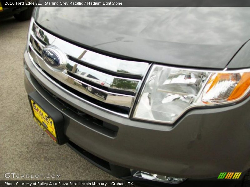 Sterling Grey Metallic / Medium Light Stone 2010 Ford Edge SEL