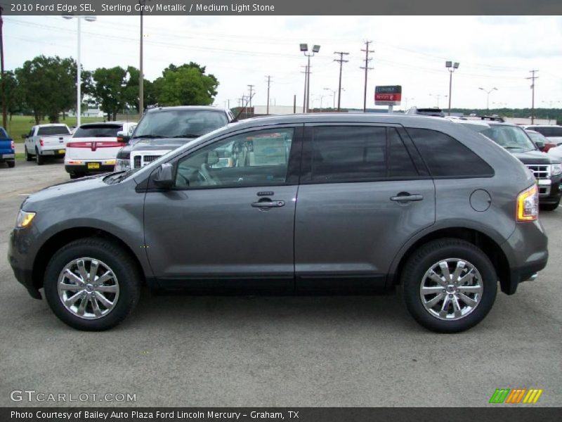 Sterling Grey Metallic / Medium Light Stone 2010 Ford Edge SEL