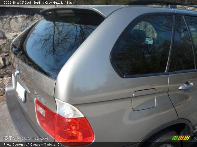 Sterling Grey Metallic / Black 2006 BMW X5 3.0i