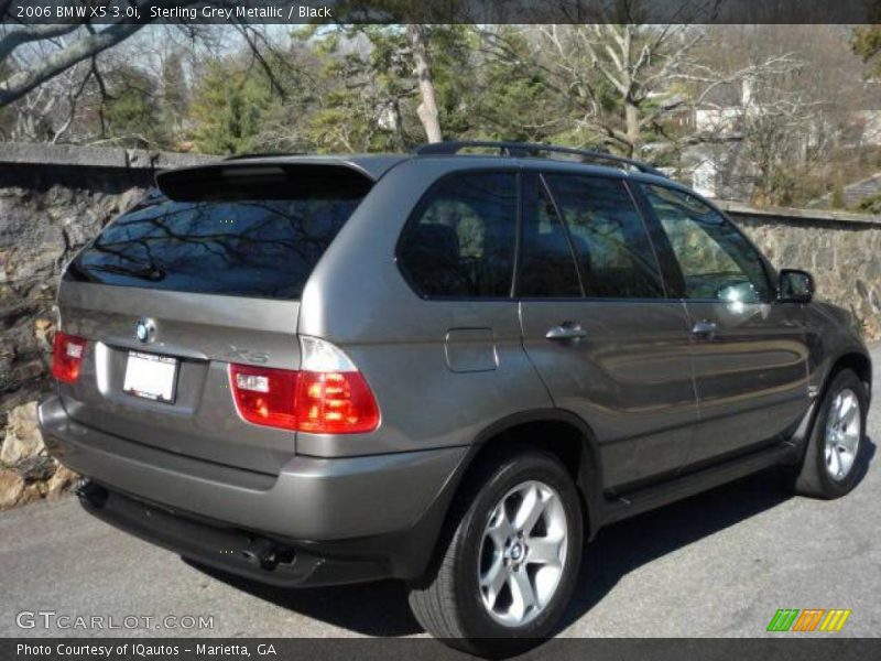 Sterling Grey Metallic / Black 2006 BMW X5 3.0i