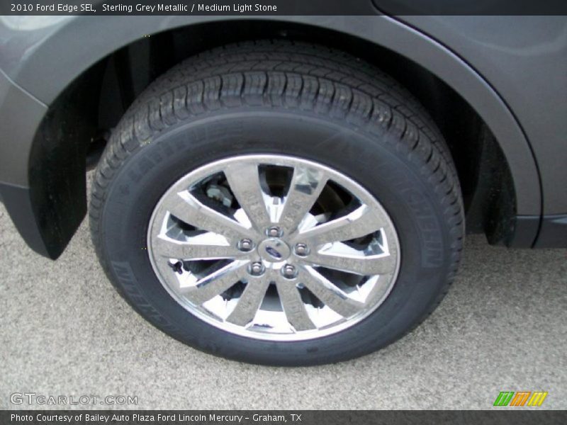 Sterling Grey Metallic / Medium Light Stone 2010 Ford Edge SEL