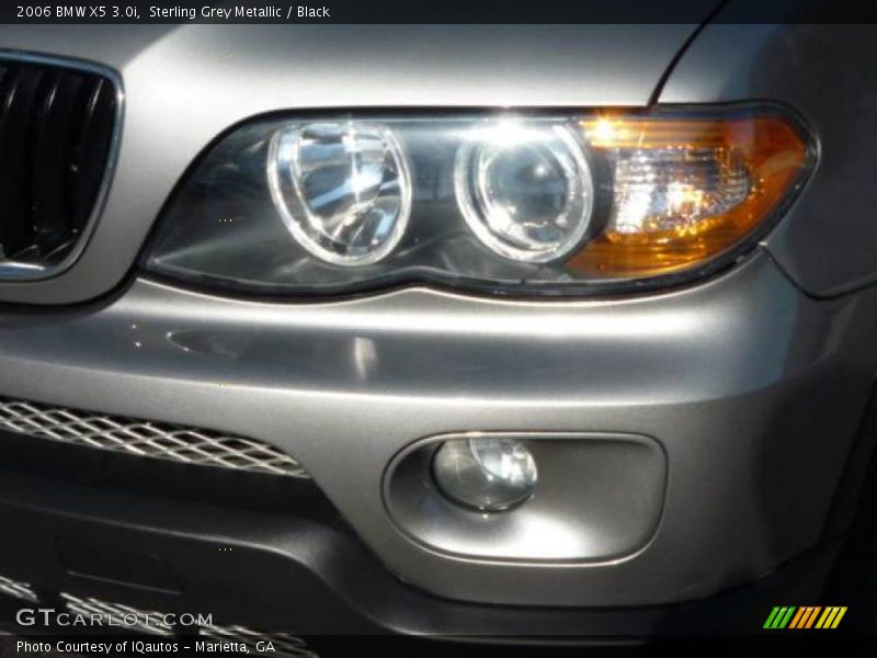 Sterling Grey Metallic / Black 2006 BMW X5 3.0i