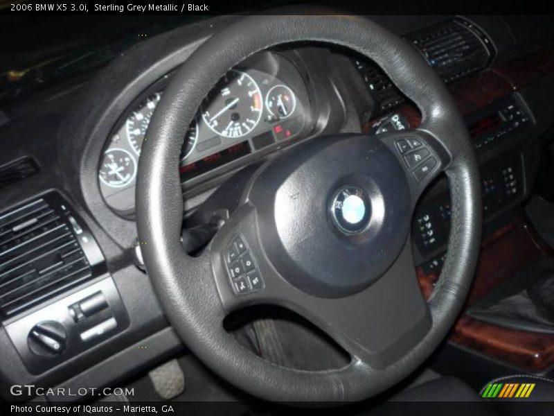 Sterling Grey Metallic / Black 2006 BMW X5 3.0i