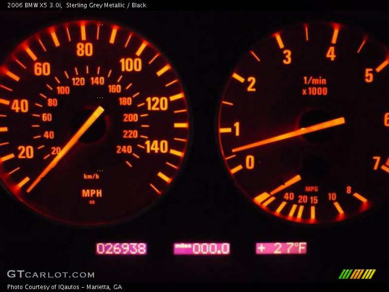 Sterling Grey Metallic / Black 2006 BMW X5 3.0i