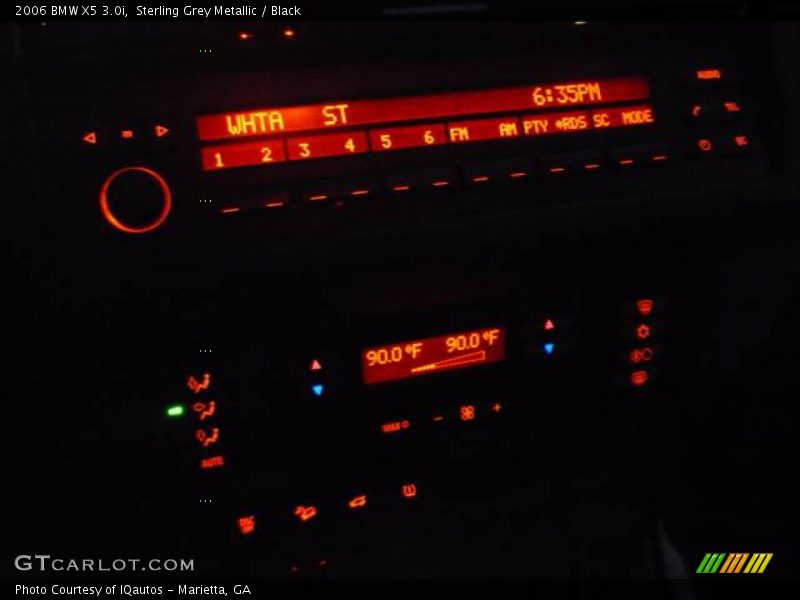 Sterling Grey Metallic / Black 2006 BMW X5 3.0i