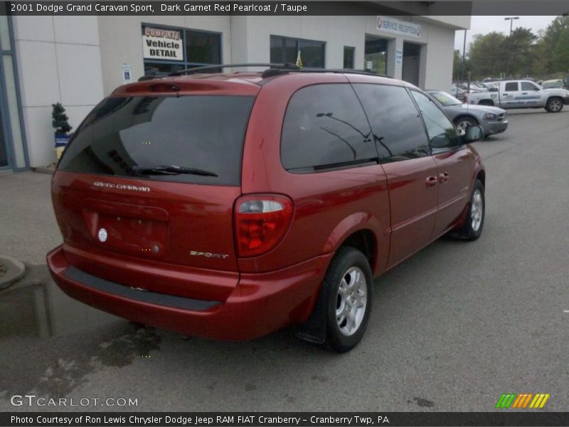 Dark Garnet Red Pearlcoat / Taupe 2001 Dodge Grand Caravan Sport