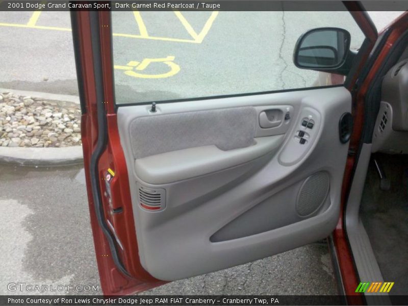 Dark Garnet Red Pearlcoat / Taupe 2001 Dodge Grand Caravan Sport