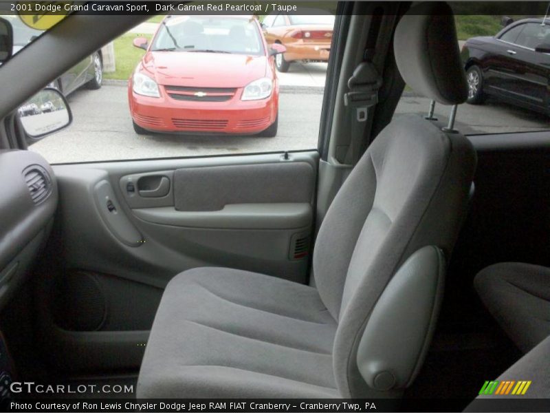 Dark Garnet Red Pearlcoat / Taupe 2001 Dodge Grand Caravan Sport