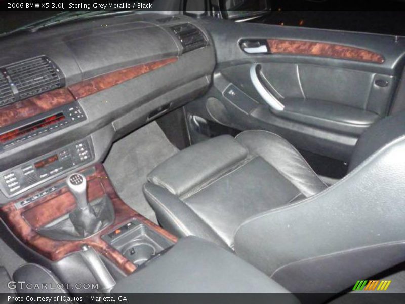 Sterling Grey Metallic / Black 2006 BMW X5 3.0i