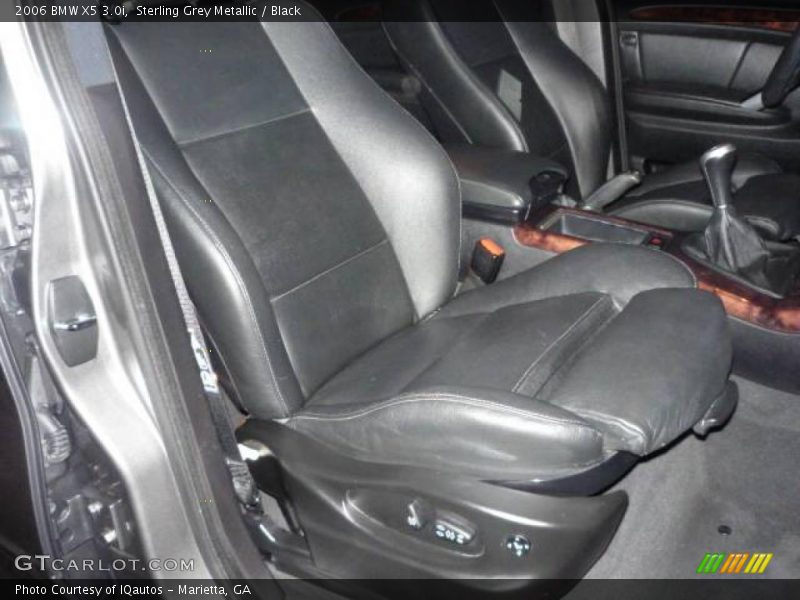 Sterling Grey Metallic / Black 2006 BMW X5 3.0i