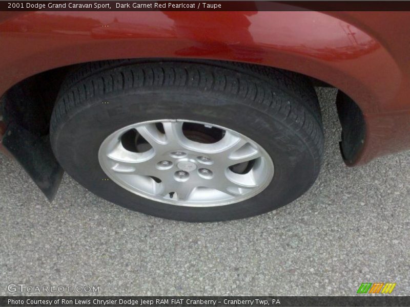 Dark Garnet Red Pearlcoat / Taupe 2001 Dodge Grand Caravan Sport