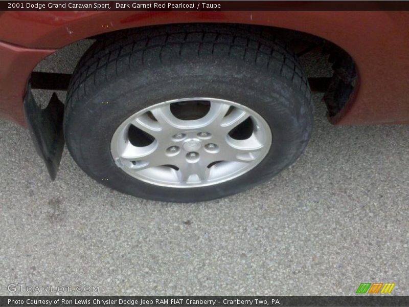 Dark Garnet Red Pearlcoat / Taupe 2001 Dodge Grand Caravan Sport