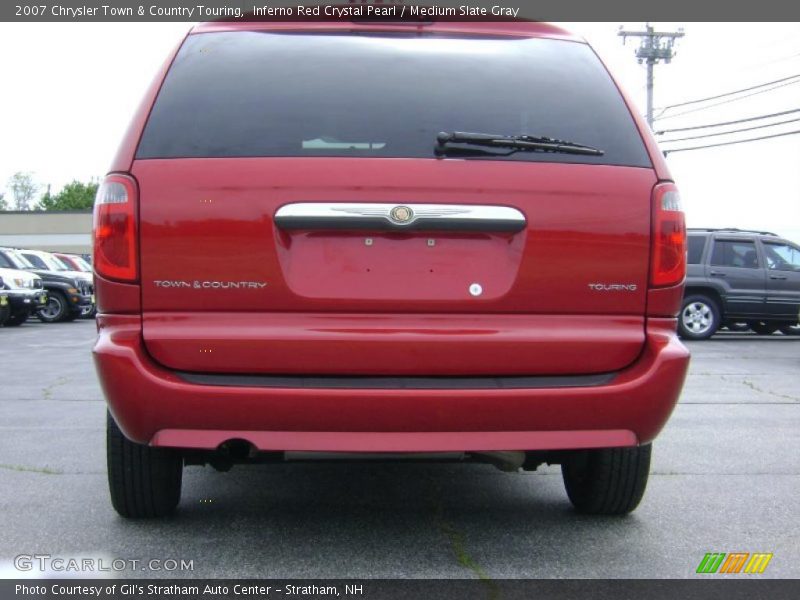 Inferno Red Crystal Pearl / Medium Slate Gray 2007 Chrysler Town & Country Touring