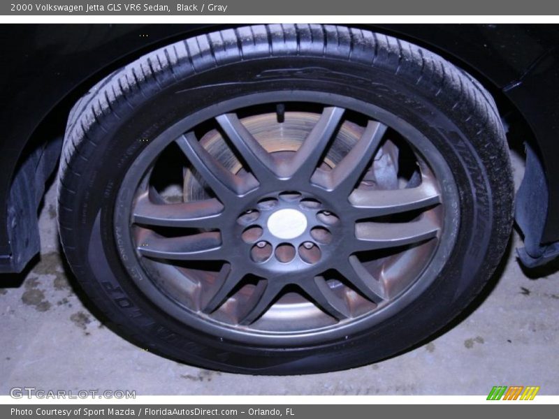 Black / Gray 2000 Volkswagen Jetta GLS VR6 Sedan