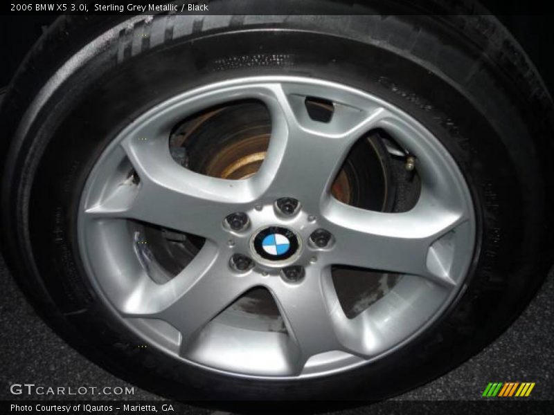Sterling Grey Metallic / Black 2006 BMW X5 3.0i