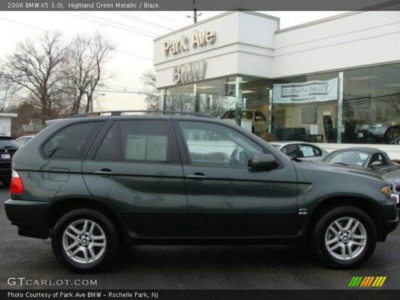 Highland Green Metallic / Black 2006 BMW X5 3.0i