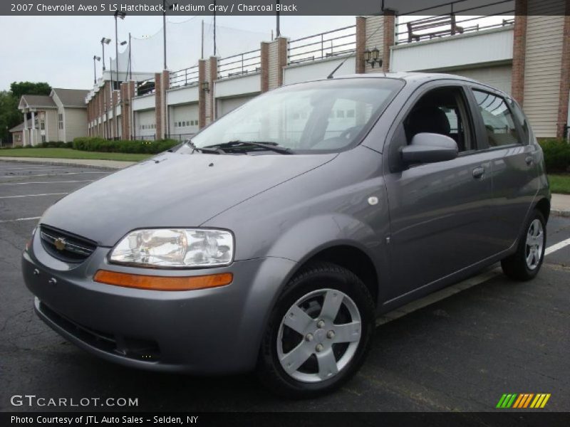 Medium Gray / Charcoal Black 2007 Chevrolet Aveo 5 LS Hatchback