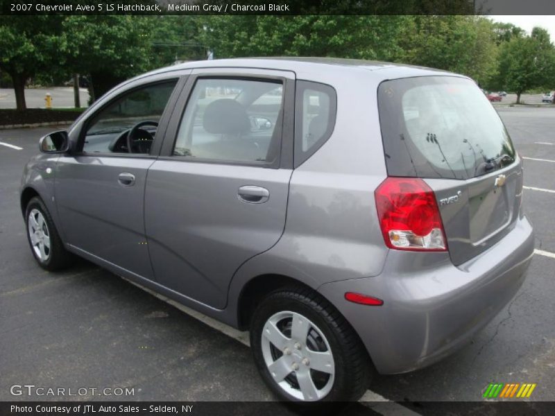 Medium Gray / Charcoal Black 2007 Chevrolet Aveo 5 LS Hatchback