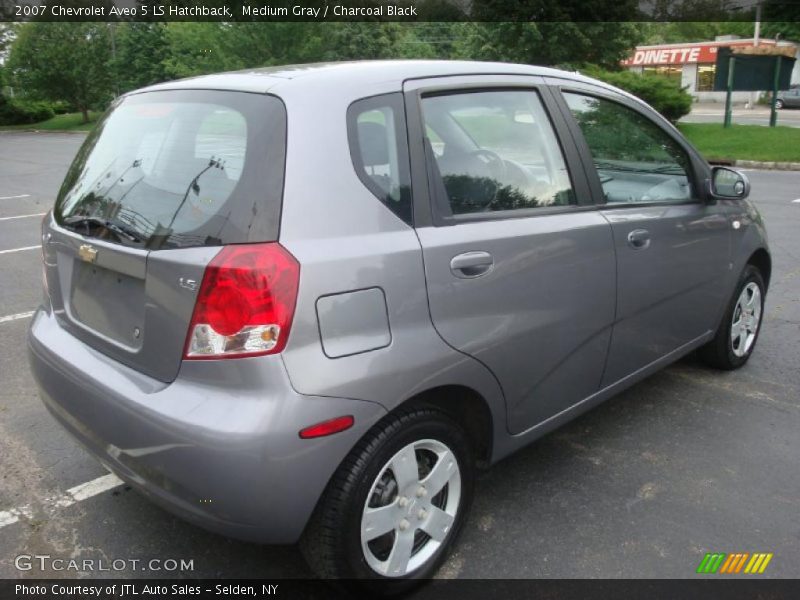 Medium Gray / Charcoal Black 2007 Chevrolet Aveo 5 LS Hatchback