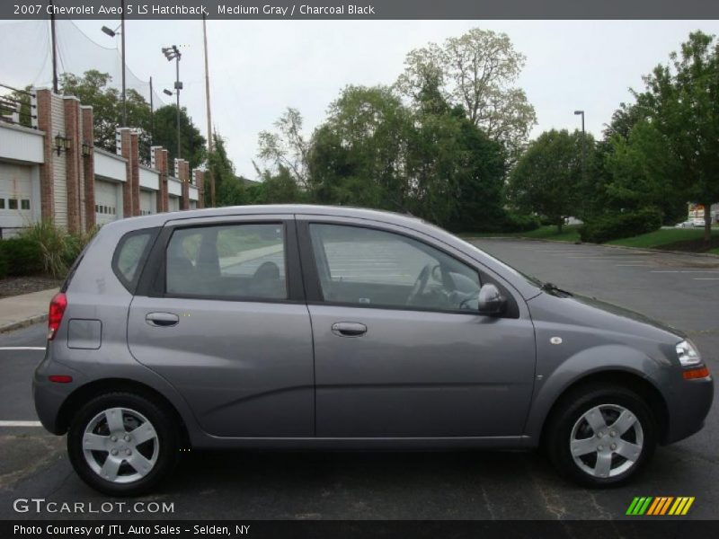 Medium Gray / Charcoal Black 2007 Chevrolet Aveo 5 LS Hatchback