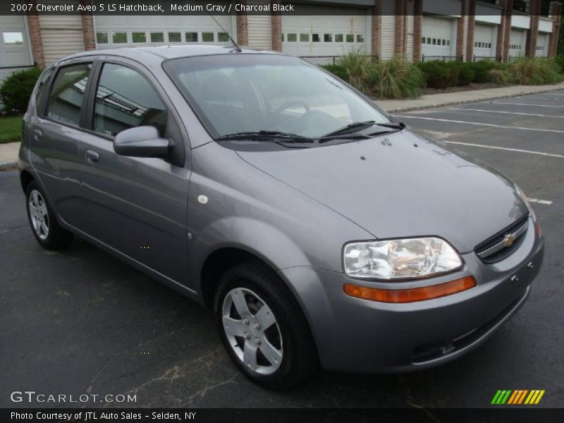 Medium Gray / Charcoal Black 2007 Chevrolet Aveo 5 LS Hatchback