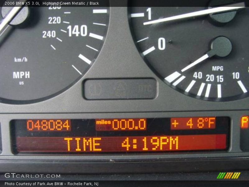 Highland Green Metallic / Black 2006 BMW X5 3.0i