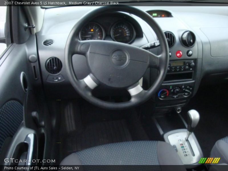 Medium Gray / Charcoal Black 2007 Chevrolet Aveo 5 LS Hatchback