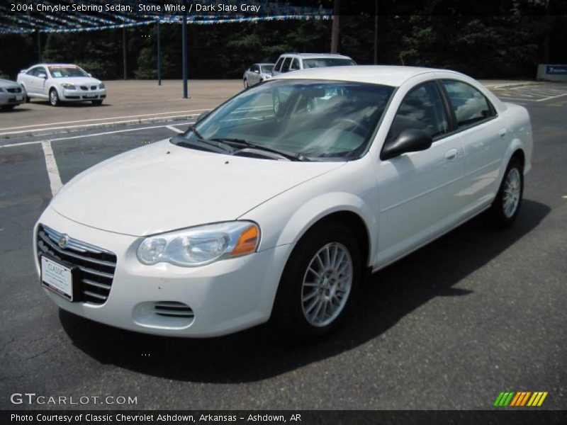 Stone White / Dark Slate Gray 2004 Chrysler Sebring Sedan